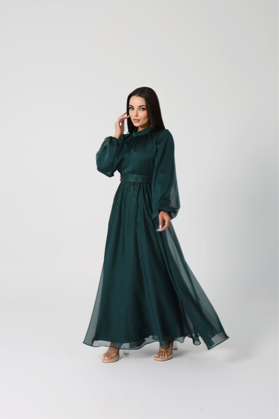 zamira emerald.green dress STYLE 54111 main image 1