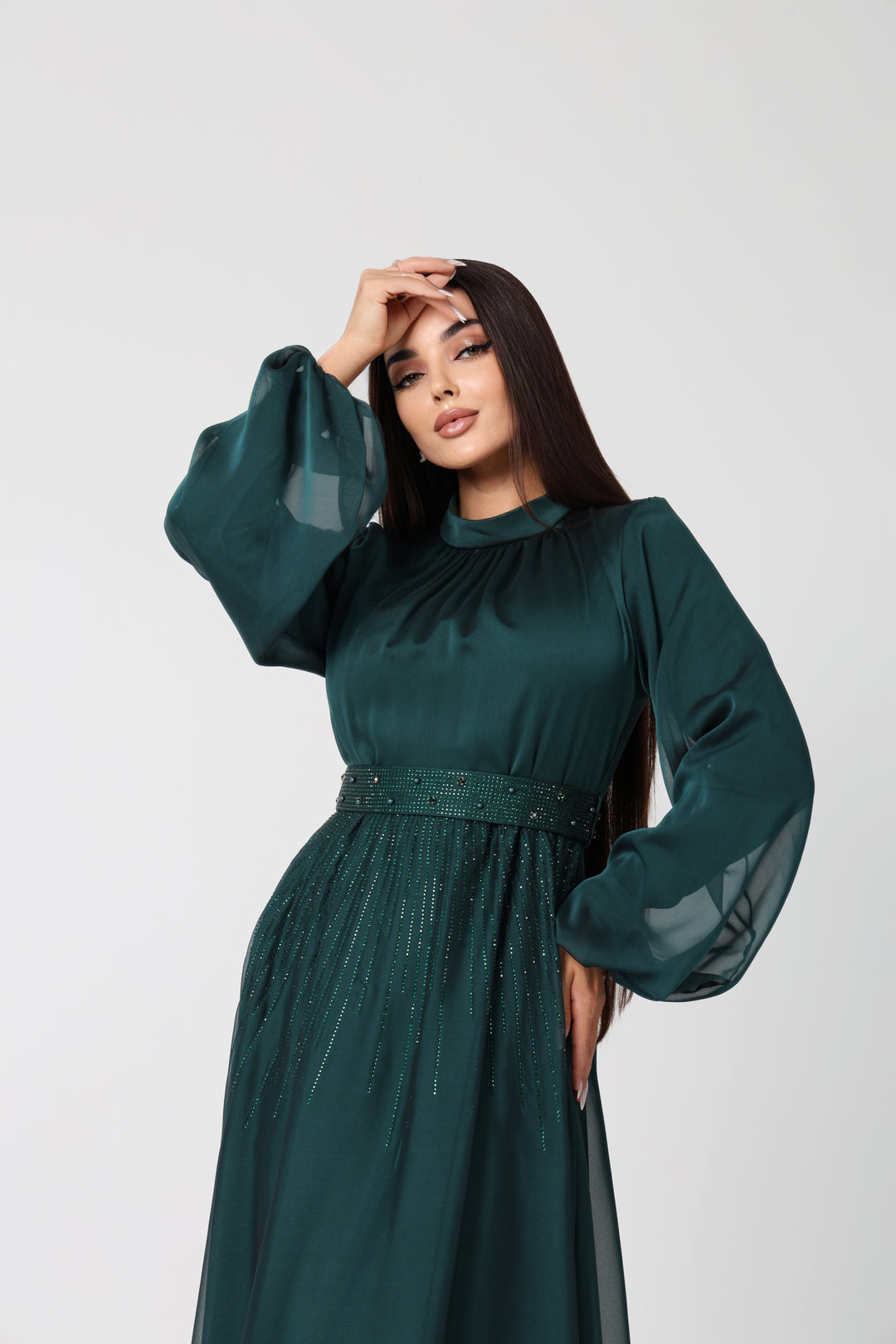 Amira Dress - Emerald Couture By Noor Amira Dress - Emerald Couture By Noor