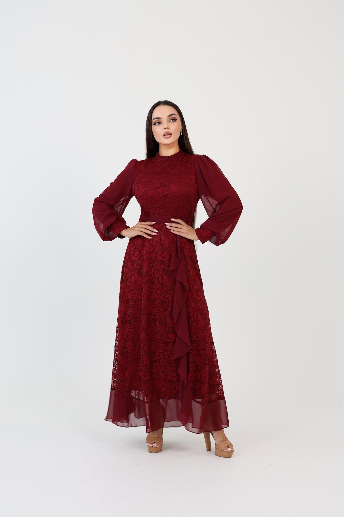 Serena Lace Dress Couture By Noor Serena Lace Dress Couture By Noor